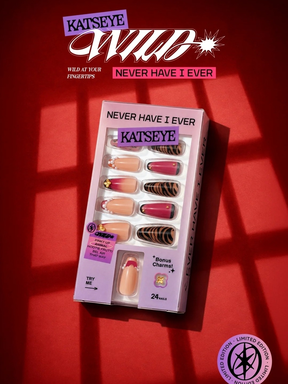 KATSEYE PRESS ON NAILS ANIMAL